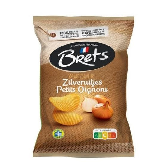 Brets - Zilveruitjes Chips 125 Gram 10 Stuks
