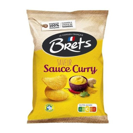 Brets - Sauce Curry Chips 125 Gram