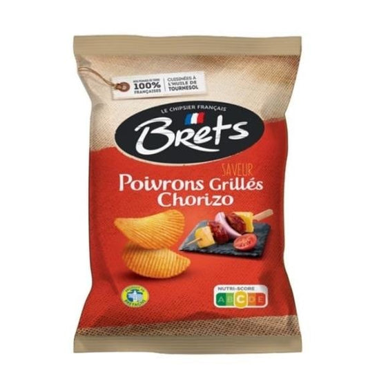 Brets - Chorizo Chips 125 Gram 10 Stuks
