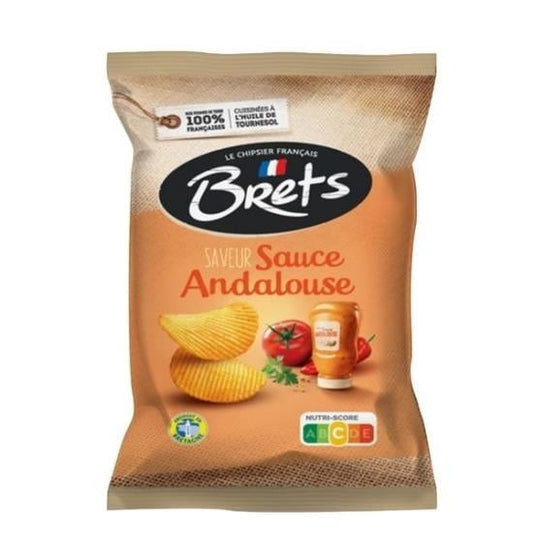 Brets - Andalouse Sauce Chips 125 Gram 10 Stuks