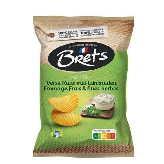 Brets - Kaas & Verse Kruiden Chips 125 Gram