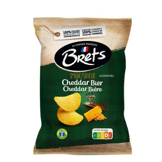 Brets - Cheddar Bier Chips 125 Gram