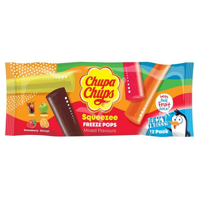 Chupa Chups - Freeze Pops Mixed Flavours 12-Pack