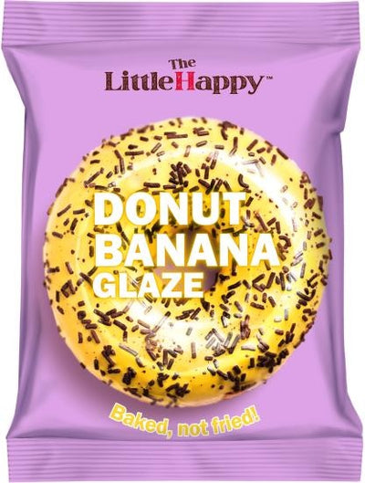 The LittleHappy - Bananenglasur-Donut 50 Gramm