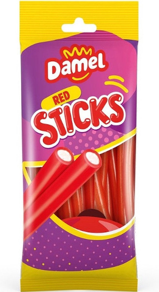 Damel - Bâtonnets rouges 100 grammes
