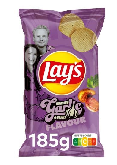 Lay's - Max Roasted Garlic 185 Gram