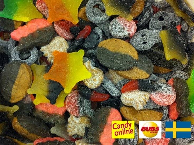 Candyonline Zweedse Süßigkeitenmix Bubs Godis 1 Kilo ***SUPER SALE***