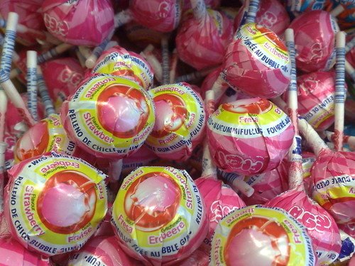 Mister Bubble Aardbei, Mister Bubble strawberry, kauwgom lollies aardbei, webwinkel lollie's