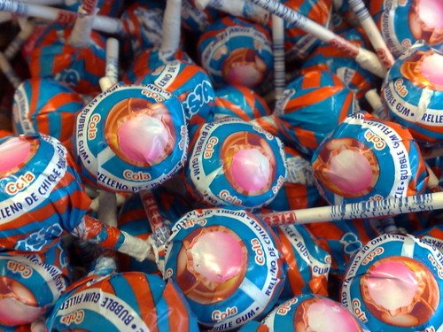 Mister bubble lollies, mister bubble cola, cola kauwgom lollies