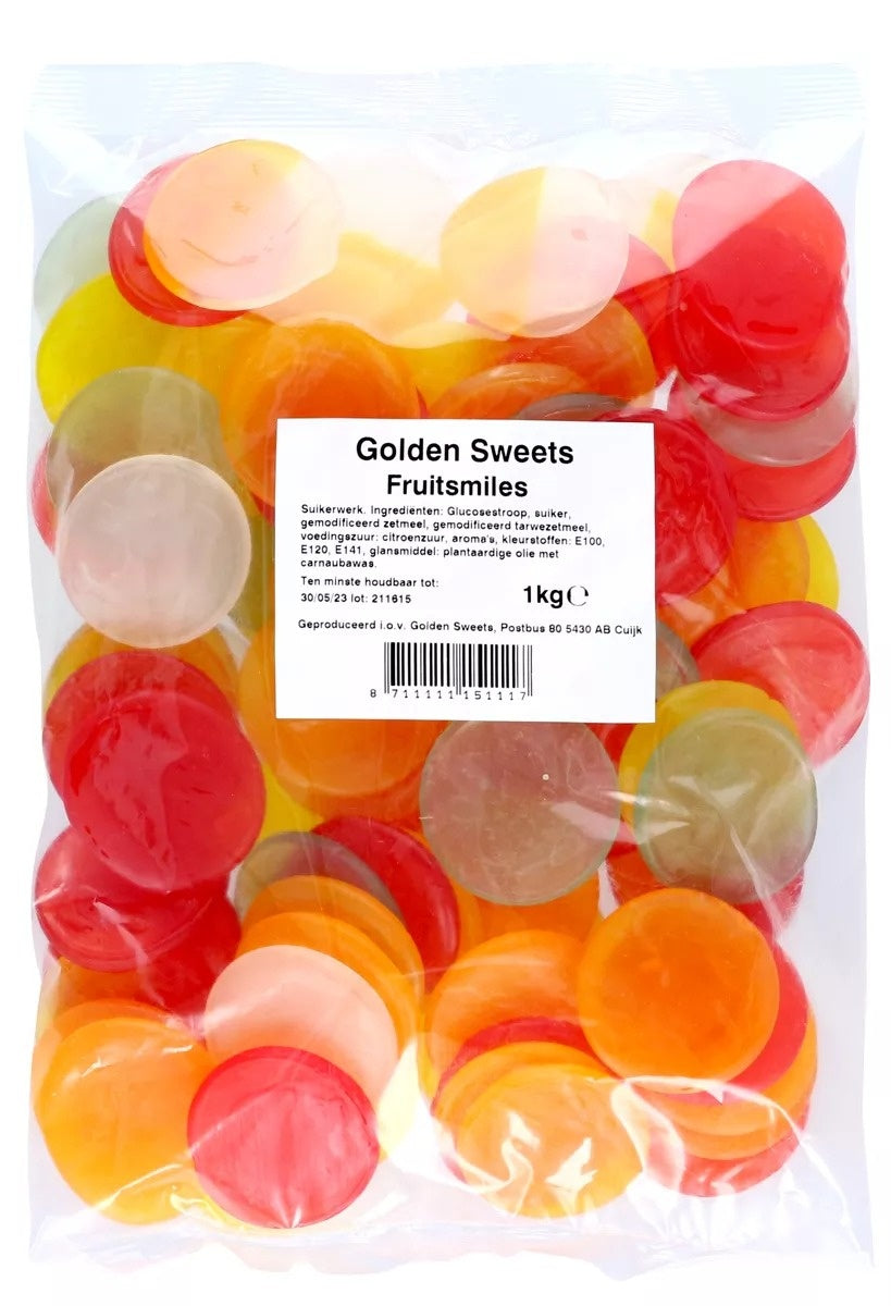 Golden Sweets - Fruitsmiles 1 Kilo