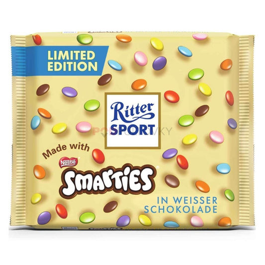 Ritter Sport - Smarties Wit Chocolade 100 Gram