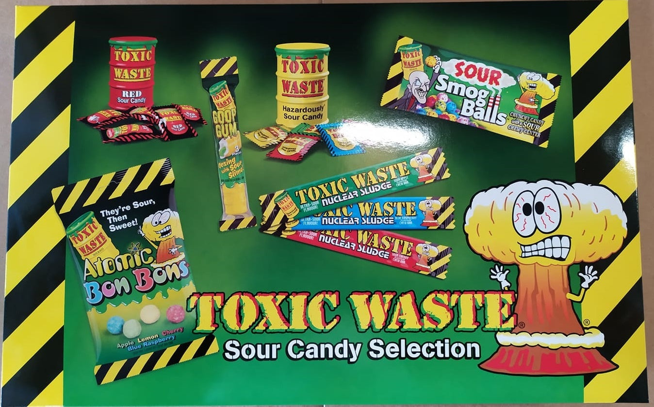 Toxic, Waste, Purple, Sour, Candy, Drum,