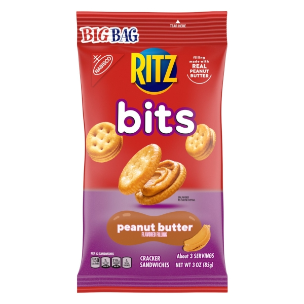Nabisco - Ritz Bits Peanut Butter Mini Bag 85 Gram