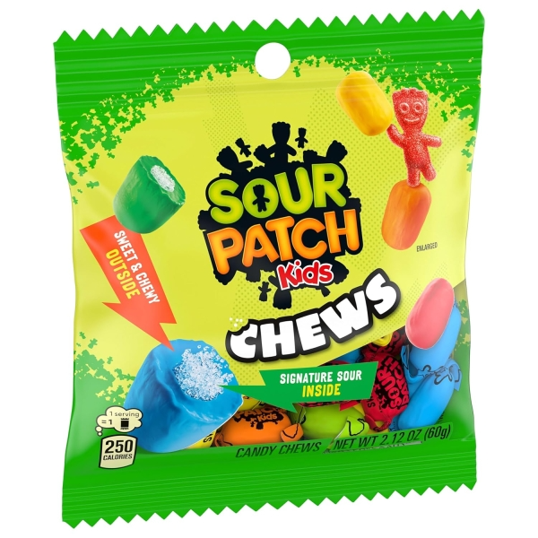 Sour Patch - Kids Chews Soft & Chewy Candy 60 Gram