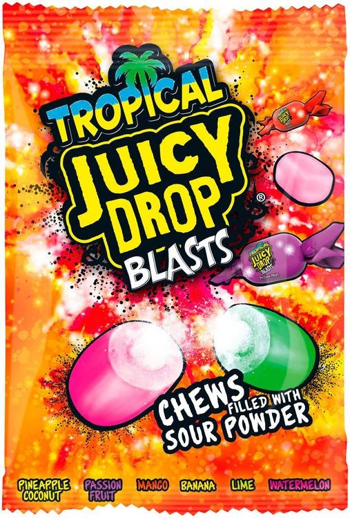 Bazooka - Tropical Juicy Drop Blasts 120 Gram