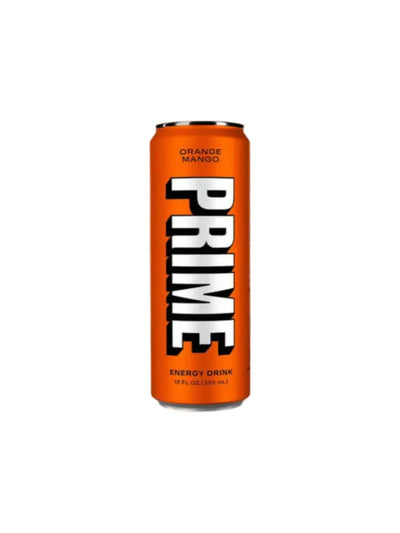Prime - Boisson énergisante orange-mangue 330 ml (version UE)