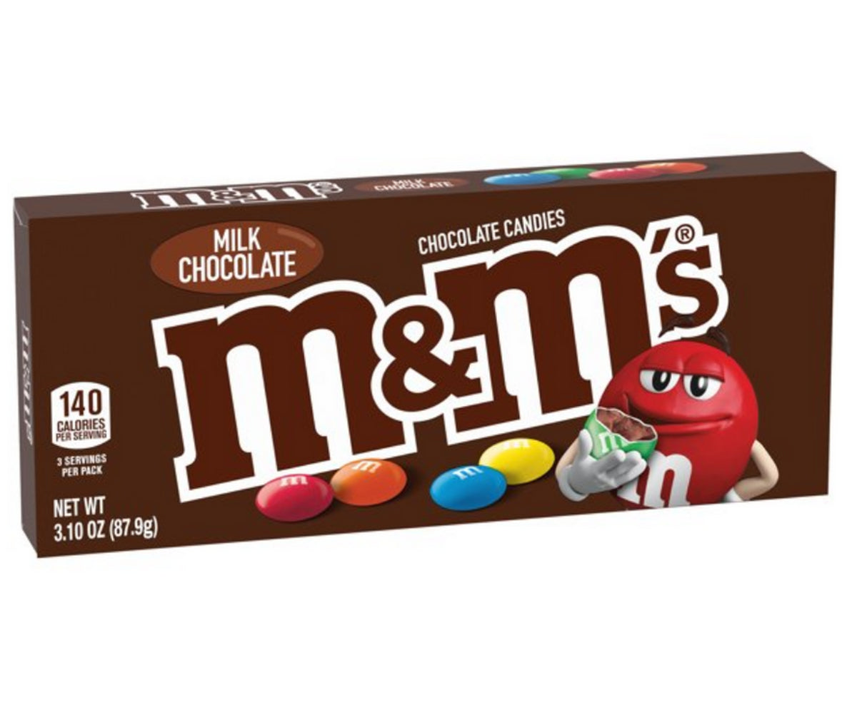 M&amp;M's - Schachtel Milchschokolade 88 Gramm