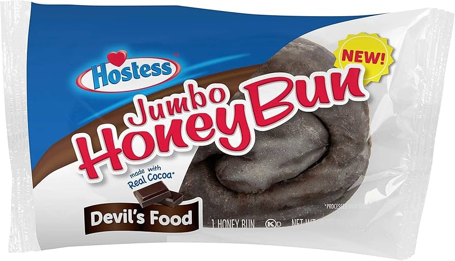 Hostess - Jumbo Devil's Food Honey Bun 113 Gram