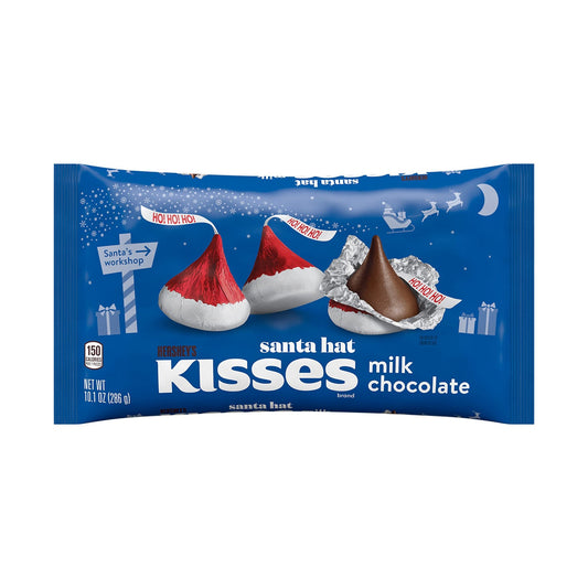 Hershey's - Santa Hat Kisses Milk Chocolate 286 Gram