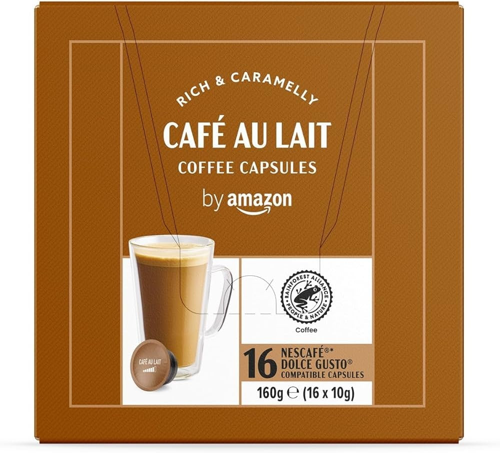 Café Au Lait Cofee Capsules Rich & Caramelly 160 Gram