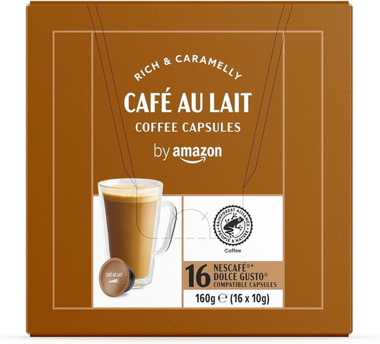 Café Au Lait Cofee Capsules Rich & Caramelly 160 Gram