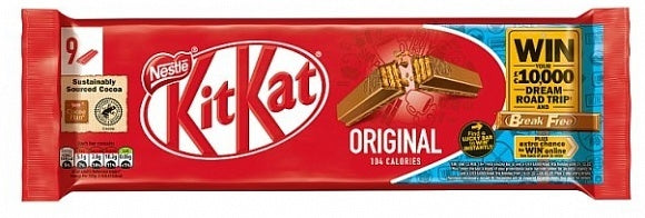 Nestlé - Kit Kat - Original 9er-Packung 186 Gramm