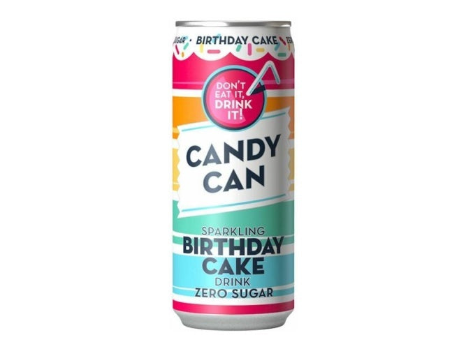 Candy Can -Sparkling Birthday Cake Zero Sugar 330ml