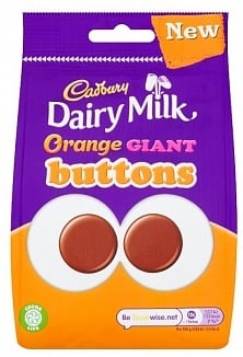 Cadbury - Dairy Milk Orange Buttons 110 Gram