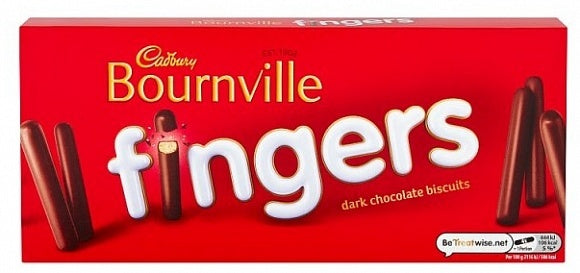 Cadbury - Fingers Bournville Zartbitterschokolade 114 Gramm