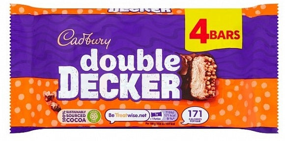 Cadbury - Double Deckr 4er-Packung 149 Gramm