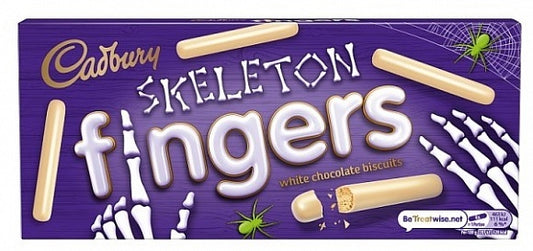 Cadbury - White Chocolate Skeleton Fingers 114 Gram