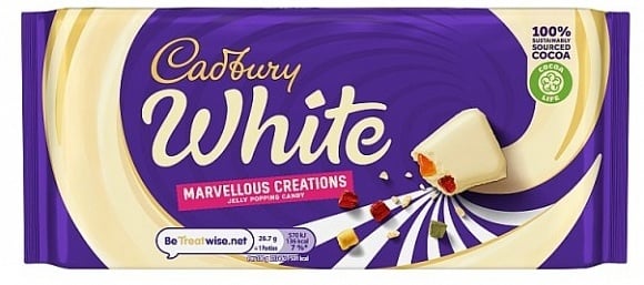 Cadbury - White Jelly Popping Candy 160 Gram
