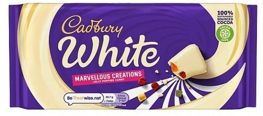 Cadbury - White Jelly Popping Candy 160 Gram
