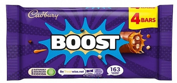 Cadbury - Boost 4er-Pack 126 Gramm