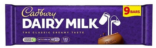 Cadbury - Dairy Milk 9-Pack 244 Gram
