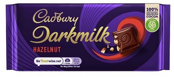 Cadbury - Darkmilk Hazelnut 85 Gram