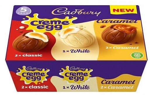 Cadbury - Mixed Creme Egg 5er-Packung 200 Gramm