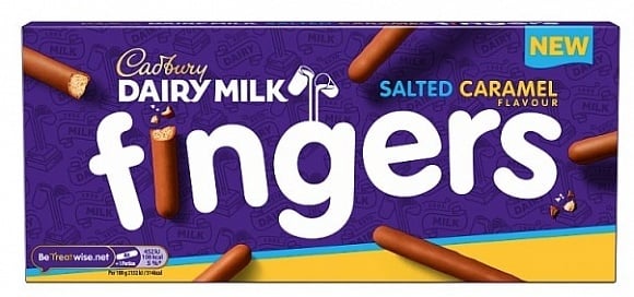 Cadbury - Salted Caramel Fingers 114 Gramm