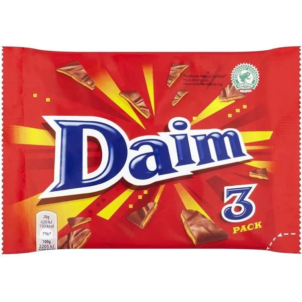 Nestlé - Daim, lot de 3 (3 x 28 grammes)