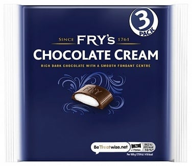 Fry's - Chocolate Cream 3-Pack 147 Gram