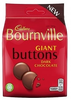Cadbury - Bournville Dark Buttons 95 Gramm
