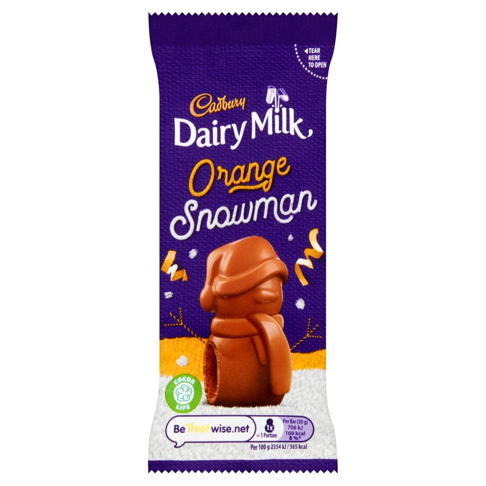 Cadbury - Orange Snowman 30 Gramm