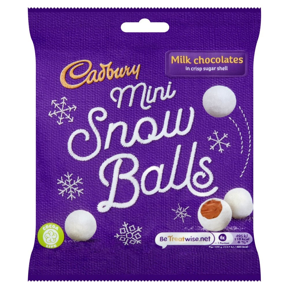 Cadbury - Mini Snow Balls 80 Gram
