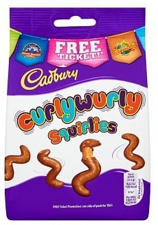 Cadbury - Curly Wurly Squirlies 95 Gram