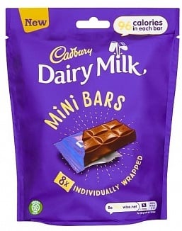 Cadbury - Mini Bars Bag 144 Gram
