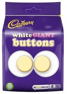 Cadbury - White Giant Buttons 110 Gram