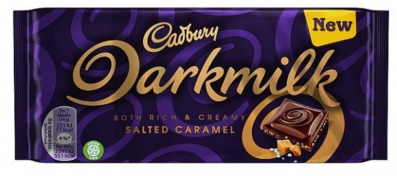Cadbury - Dunkle Milch mit gesalzenem Karamell 85 Gramm