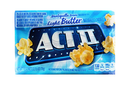 Act II - Light Butter Microwave Popcorn 78 Gram