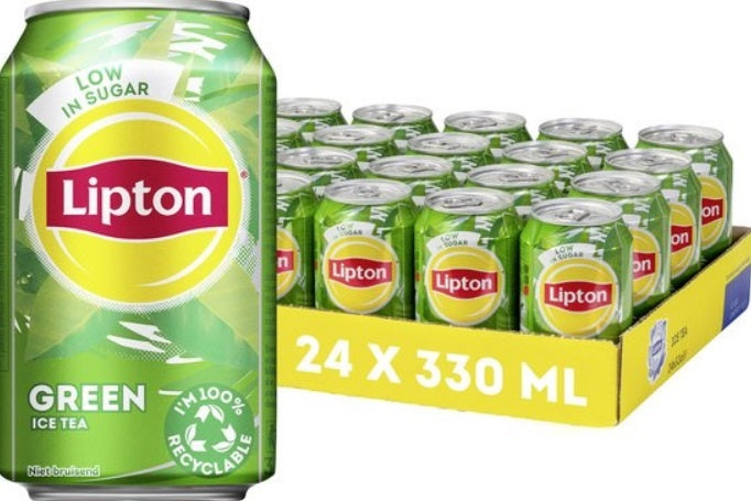 Lipton - Ice Tea Green Low Sugar 330ml 24 Dosen