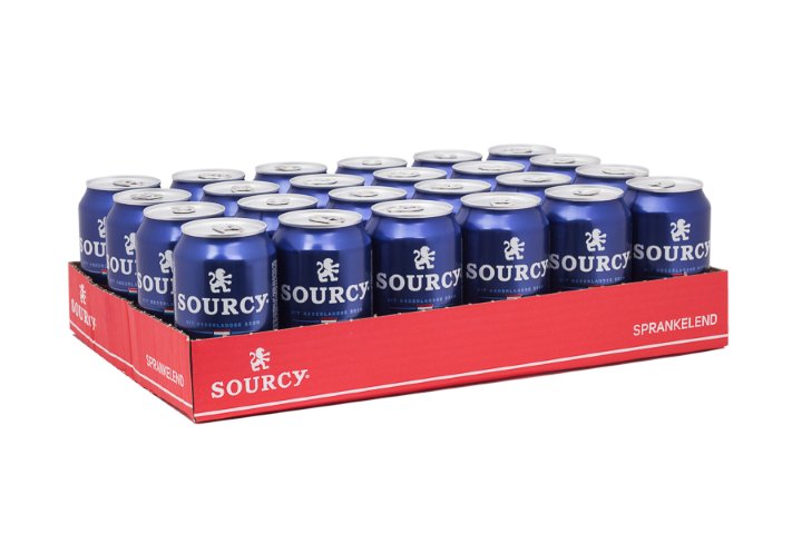 Sourcy - Rood Sprankelend 330ml 24 Blikjes